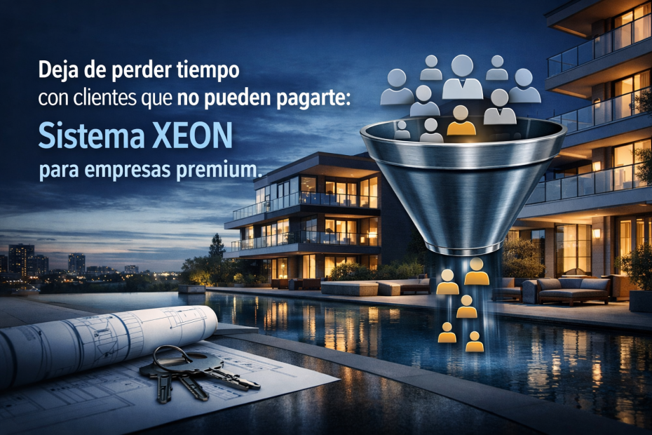 Sistema XEON basado en GoHighLevel para filtrar compradores no cualificados antes de agendar visitas
